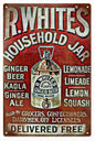 R. White Household Jar Ginger Beer 12x18