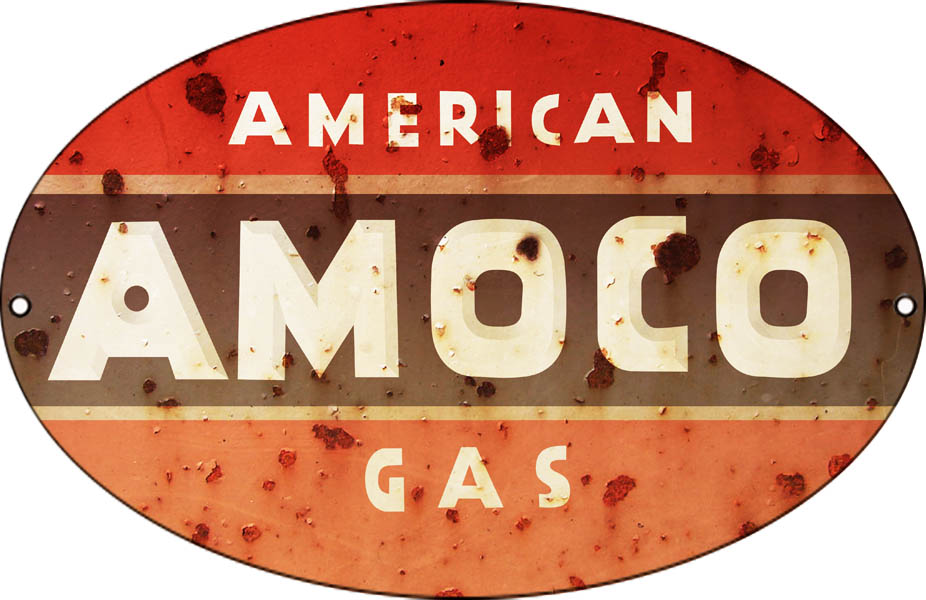 AMOCO Gas 9×14