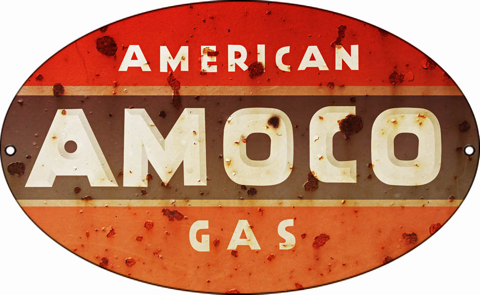AMOCO Gas 11×18