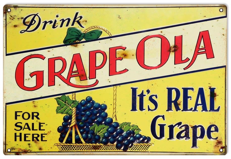 Grape Cola Real Grape 12x18