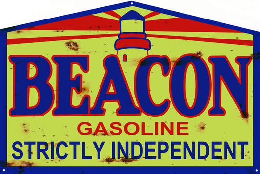 Beacon Independent Gasoline 12x18