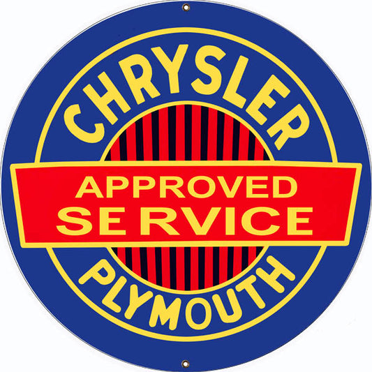Chrysler Plymouth Vintage Style Metal Sign 24 x 24