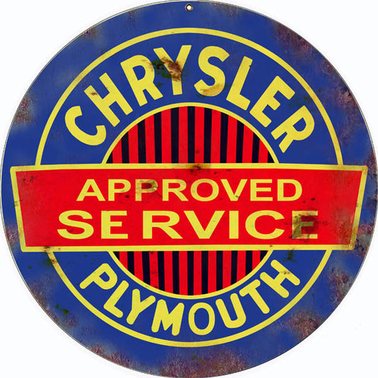 Chrysler Vintage Style Metal Sign 14 x 14