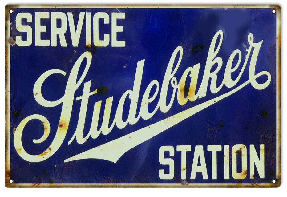 Studebaker Service Station 12x18