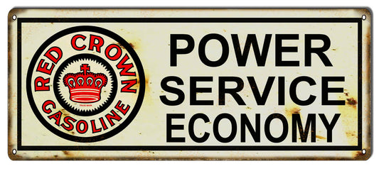 Red Crown Gasoline 8×18