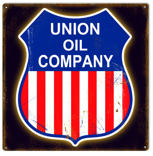 Union Oil Company Vintage Style Metal Sign 12 × 12