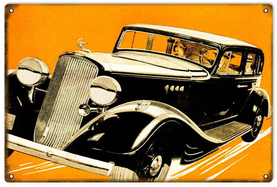 Old Automobile 12x18