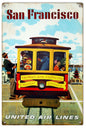 San Francisco United Air 12x18