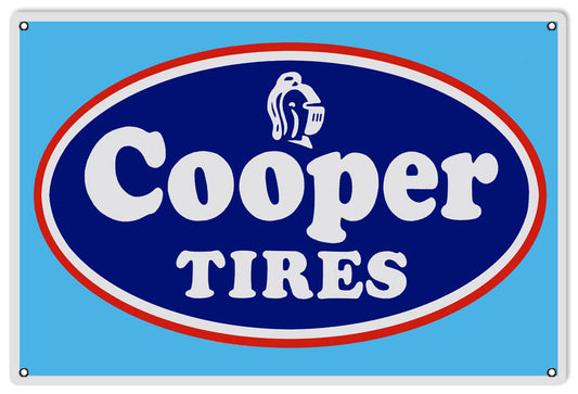 Cooper Tires Vintage Style Metal Sign 12 x 18