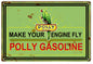 Your Engine Fly Gasoline 12x18