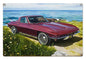 Maroon Corvette Donna Wayman-Mauer 12x18
