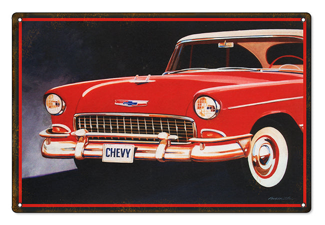 1955 Chevy Bel Air Front End 12 x 18