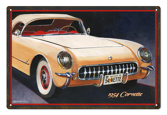 Corvette 1954 Series 12 x 18