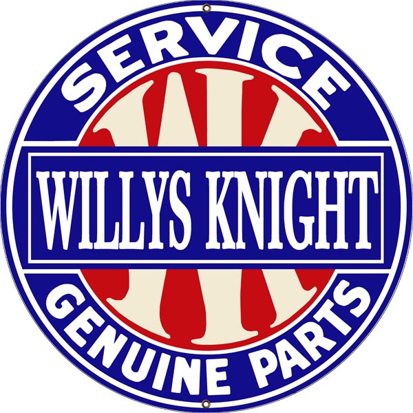 Willys Knight Service  18 x 18