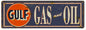 Gulf Gas & Oil 8″ x 24″