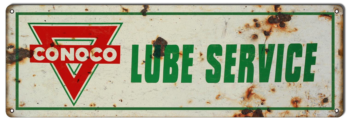Conoco Lubrication Service 8x24