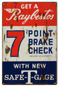 Raybestos 7 Point Brake Check 16×24