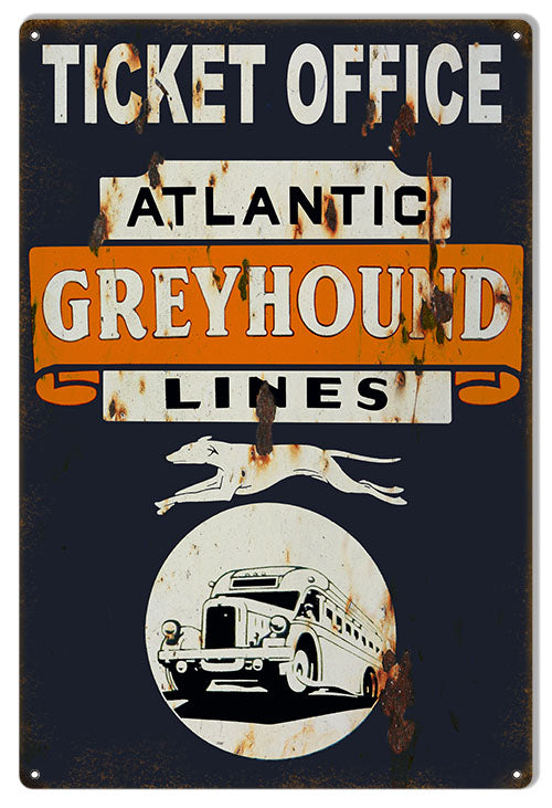 Greyhound Ticket Office 12x18