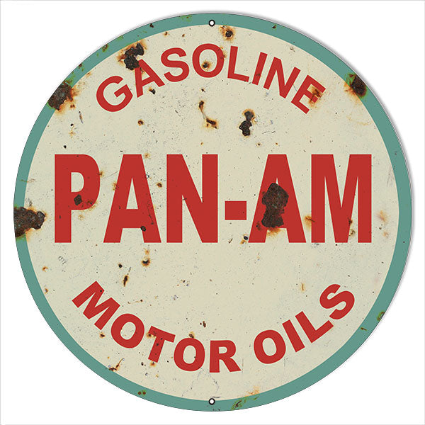 Pan Am Motor Oils 18 x 18