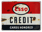 ESSO Credit Card Honored 9×12