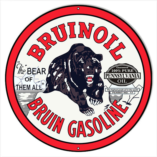 Bruin The Bear Of Gasoline 24 x 24