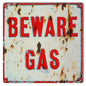Beware Gas 12×12