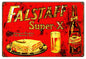 FALSTAFF Super -X Beer Restaurant And Beer 12″x18″