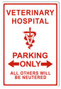 Veterinary Hospital Parking 12x18