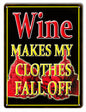 Red Bra Wine 9x12