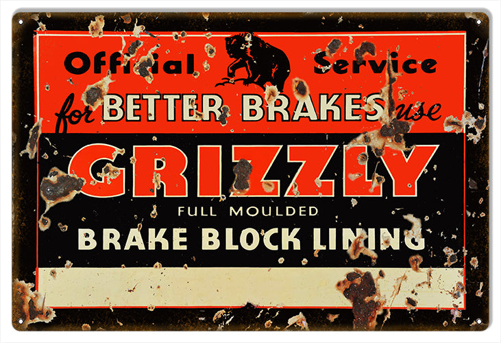 Grizzly Full Moulded Brakes 12x18