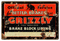 Grizzly Full Moulded Brakes 12x18