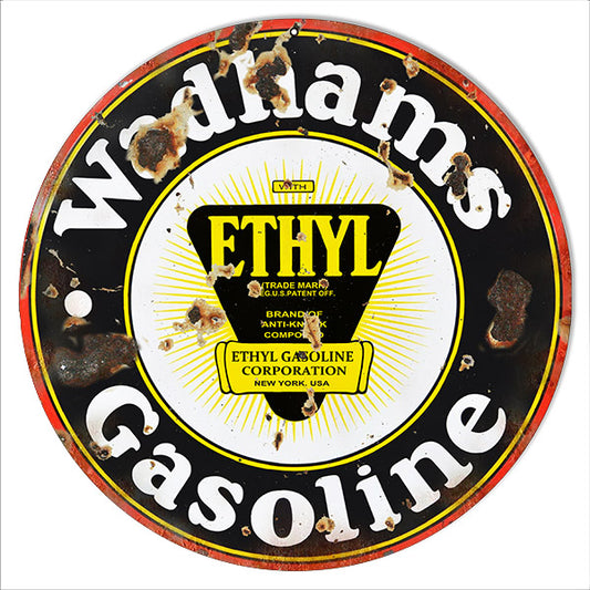 Wadhams Ethyl Gasoline 14 x 14