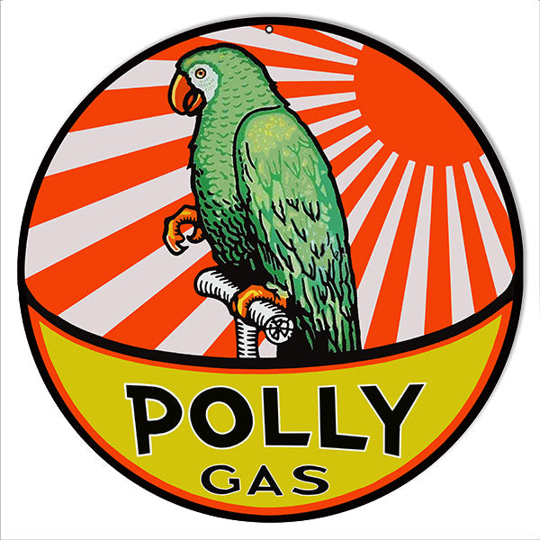 Orange And Yellow Polly Gas 14 x 14