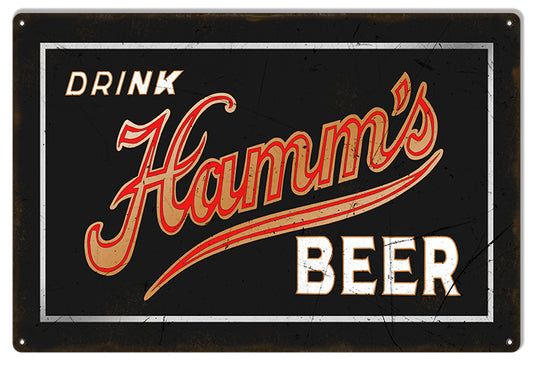 Hamm’s Beer Vintage Style Metal Sign 12 x 18