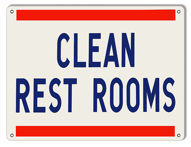 Small Clean Restrooms 9×12