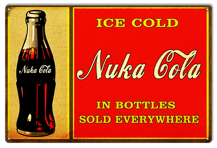 Nuka Cola Ice Cold 12x18