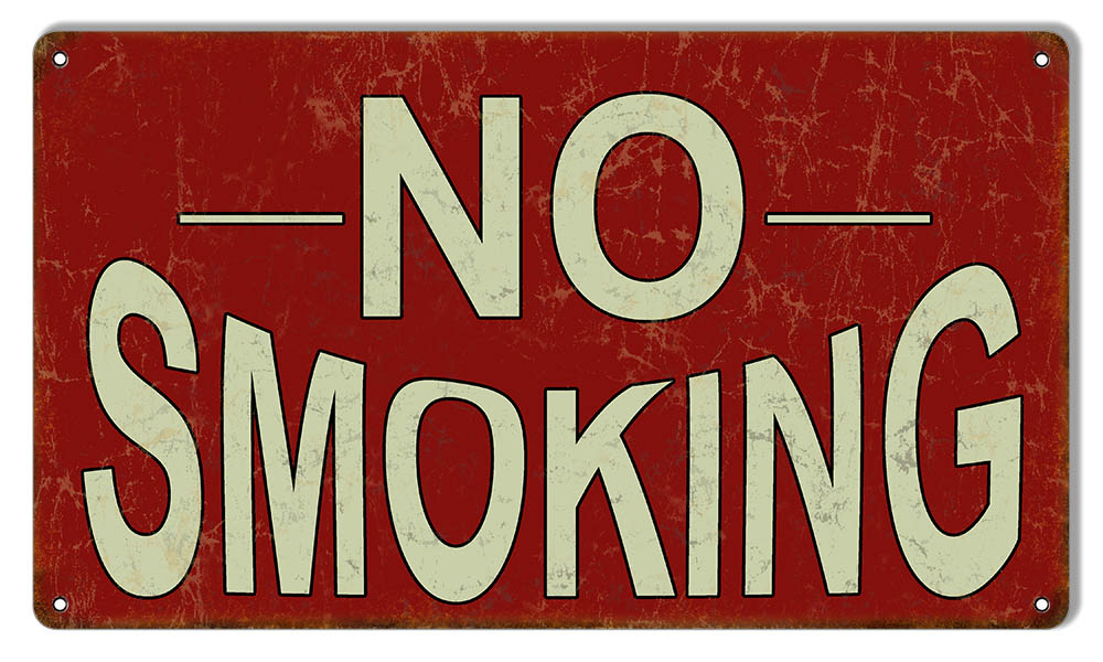 No Smoking 8×14