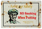 No Smoking When Fueling Motor Oil 12x18