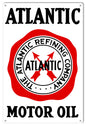 Atlantic Refining Company Motor Oil 12x18