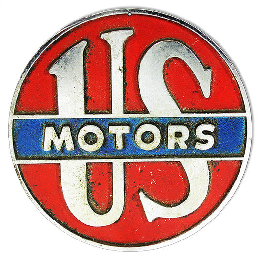 US Motors Gas Station Vintage Style Metal Sign 14 x 14