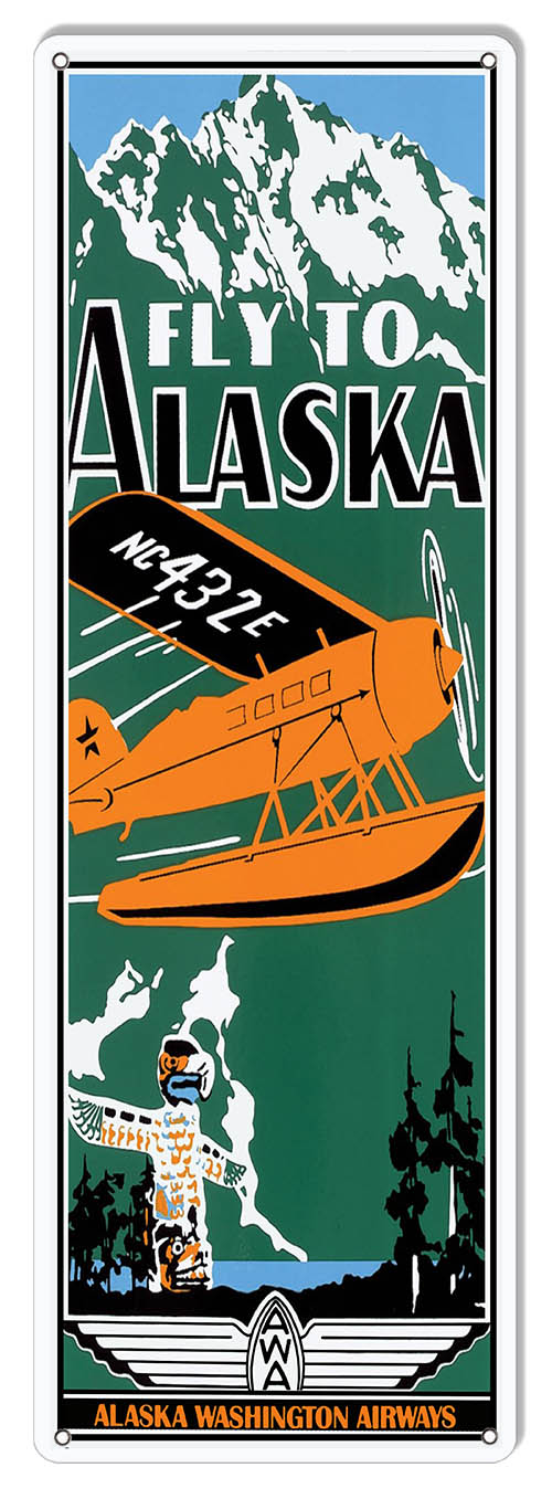 Fly To Alaska Aviation 6×18