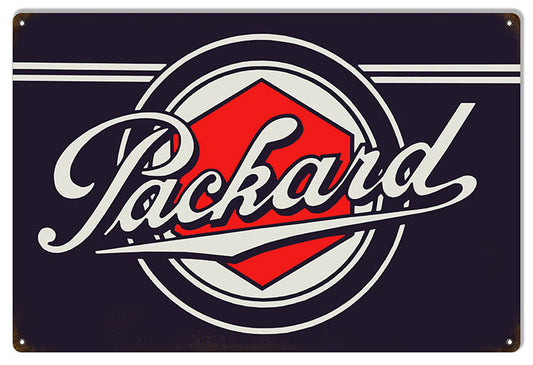 Packard Automobile Gas Station Vintage Style Metal Sign 12 x 18