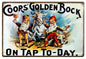 Coors Golden Bock Beer 12x18