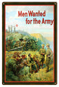 Men Wanted For The Army 12x18