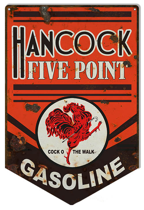 Hancock Five Point Motor Oil 16×24