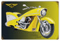 Yellow Motorcycle. 12x18