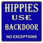 Blue Hippies Use Backdoor Funny 12×12