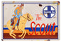The Scout Santa Fe Railroad 12×18