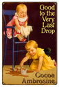 Cocoa Ambrosine Good To Last Drop Country 12×18
