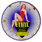 Red Head Ethyl Pin Up Girl Motor Oil 14 x 14